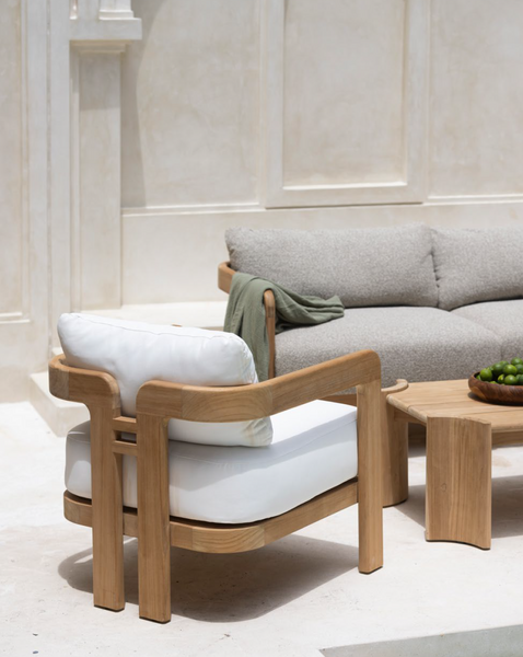 teak sofa arm chair