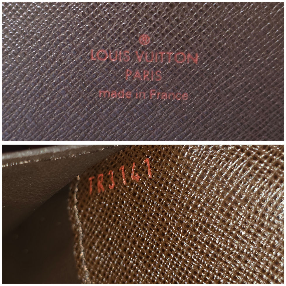 Thumbnail: Authentic RARE Origami Long Wallet Damier Ebene