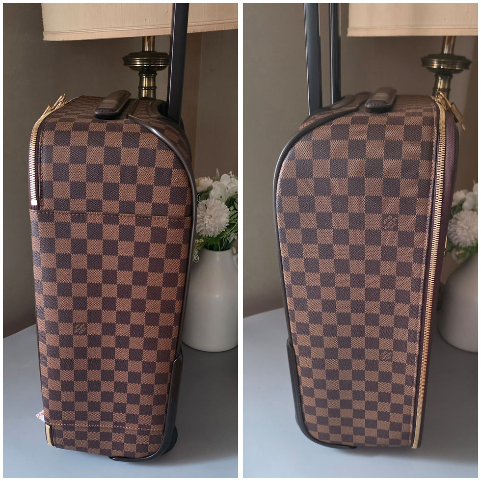 Thumbnail: Authentic Damier Ebene Pegase 45 Rolling Luggage