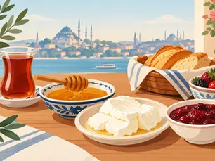 Turkish Breakfast: Honey, Kaymak, and Jam Culture