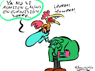 Gallos en eurovisión no por favor