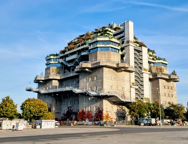 Grüner Bunker auf St. Pauli