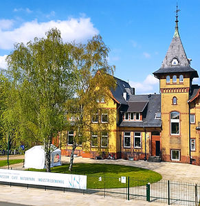 Fahrradtour Hamburg Friehof Ohlsdorf Tour: „Hauptgebäude Wasserkunstinsel Kaltehofe, Relikt der Hamburger Industriegeschichte“