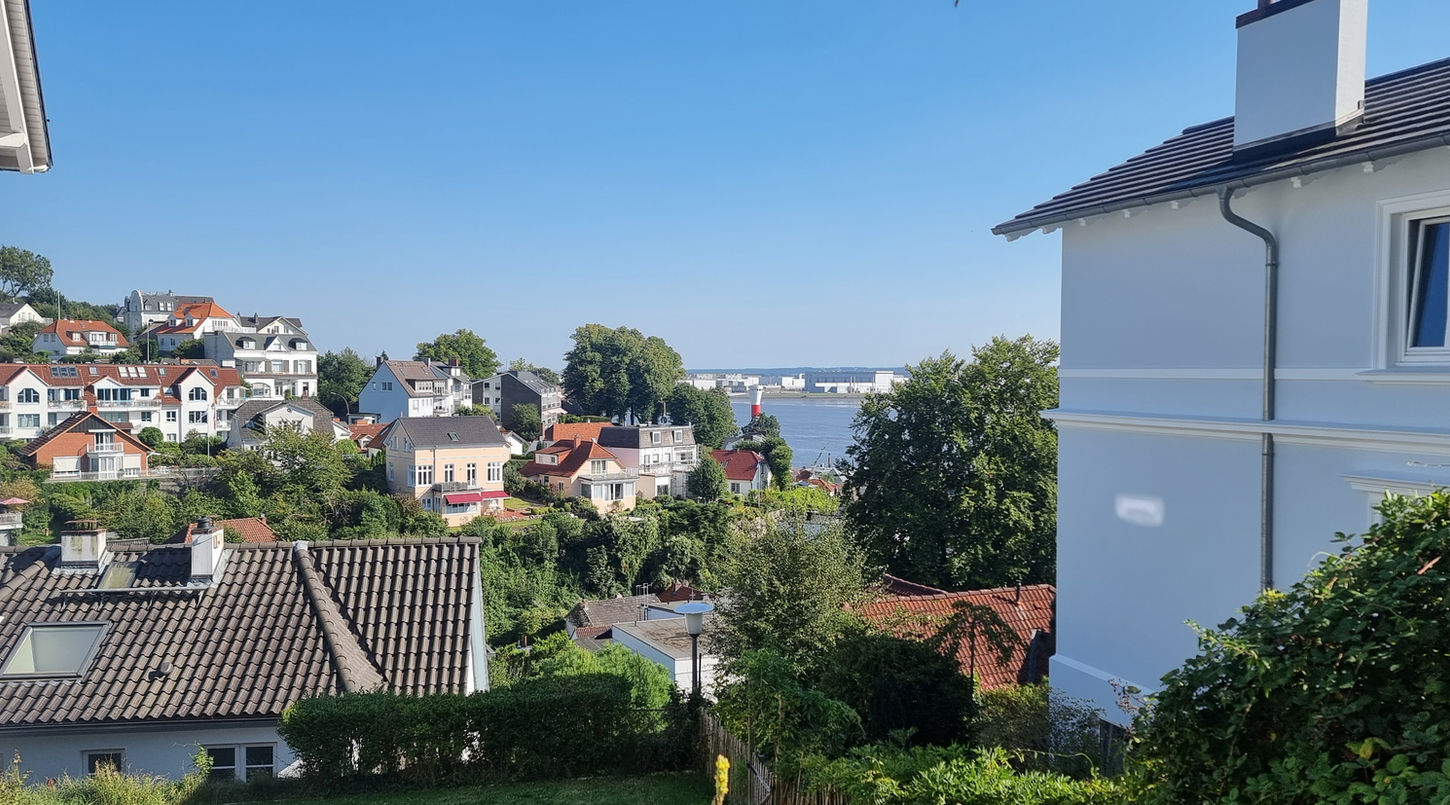 Blankenese Häuserblick: Elblandschaft