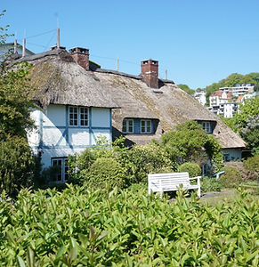 Fahrradtour Hamburg Elbhöhen E- Bike Tour:  Blick ins Treppenviertel in Blankenese