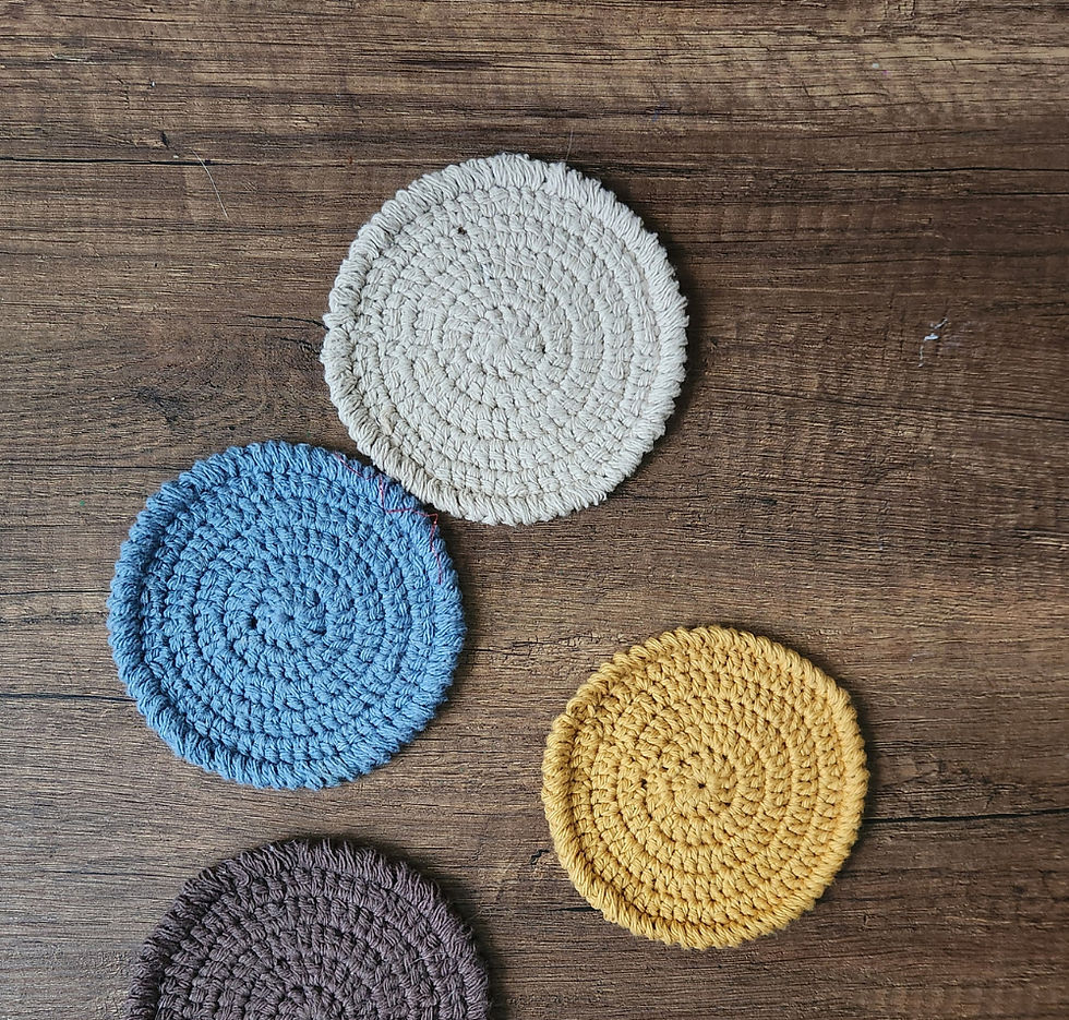 Minimalist Coasters of different colors