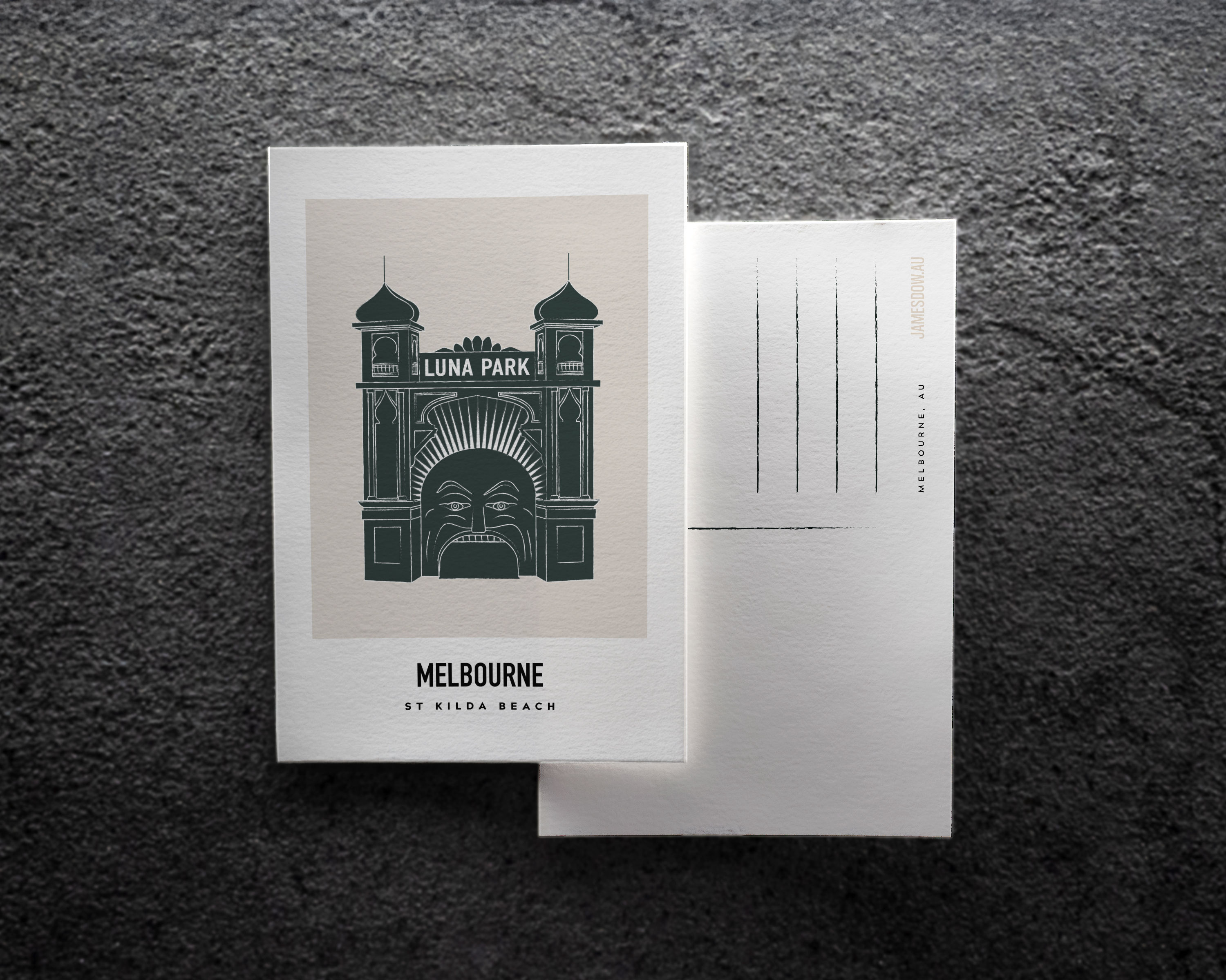 Melbourne, St Kilda Beach | Postcard Print