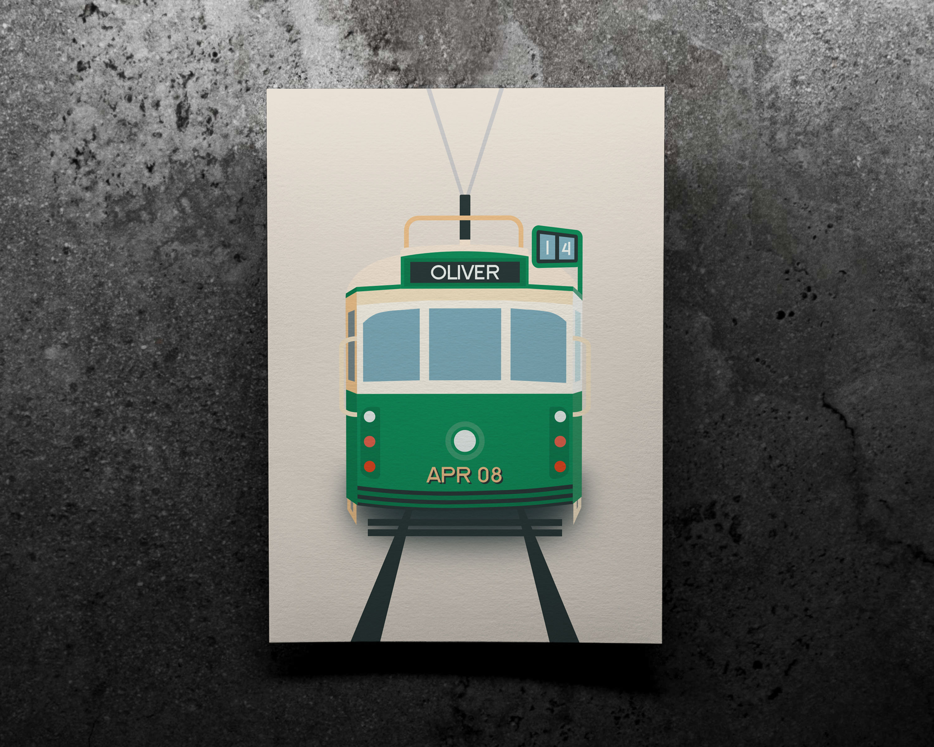 Custom Melbourne Tram | Art Print