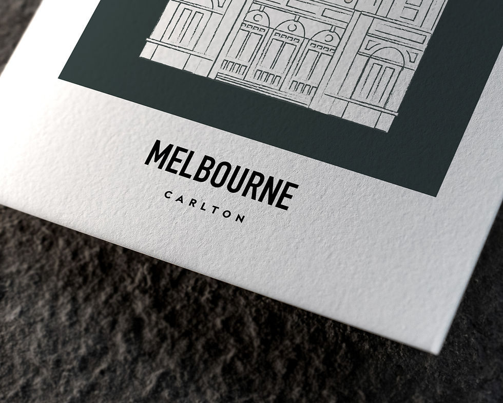 Thumbnail: Carlton Melbourne Postcard Print