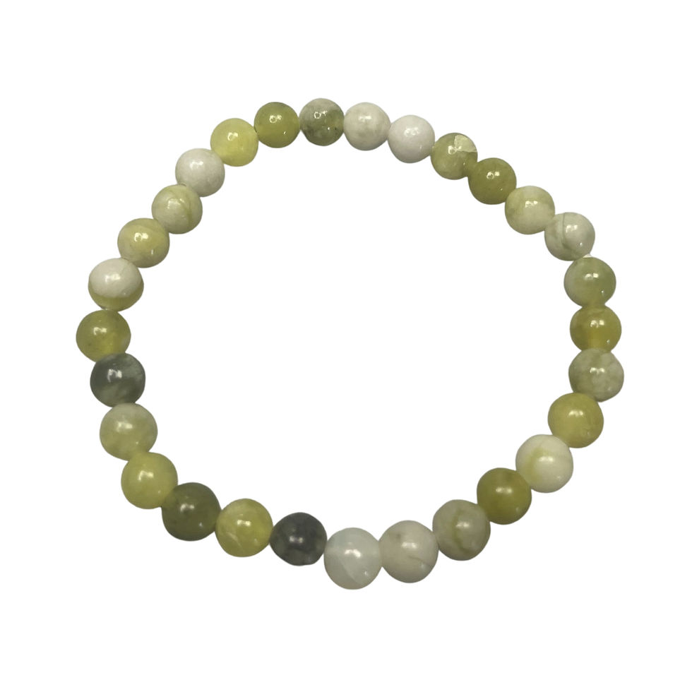 Pulsera de Jade Oliva – Curación