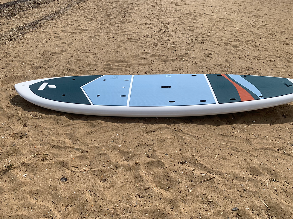 Thumbnail: 11' Tahe CROSS Full Deckpad Stand Up Paddleboard SUP + Carbon Fiber Paddle NEW