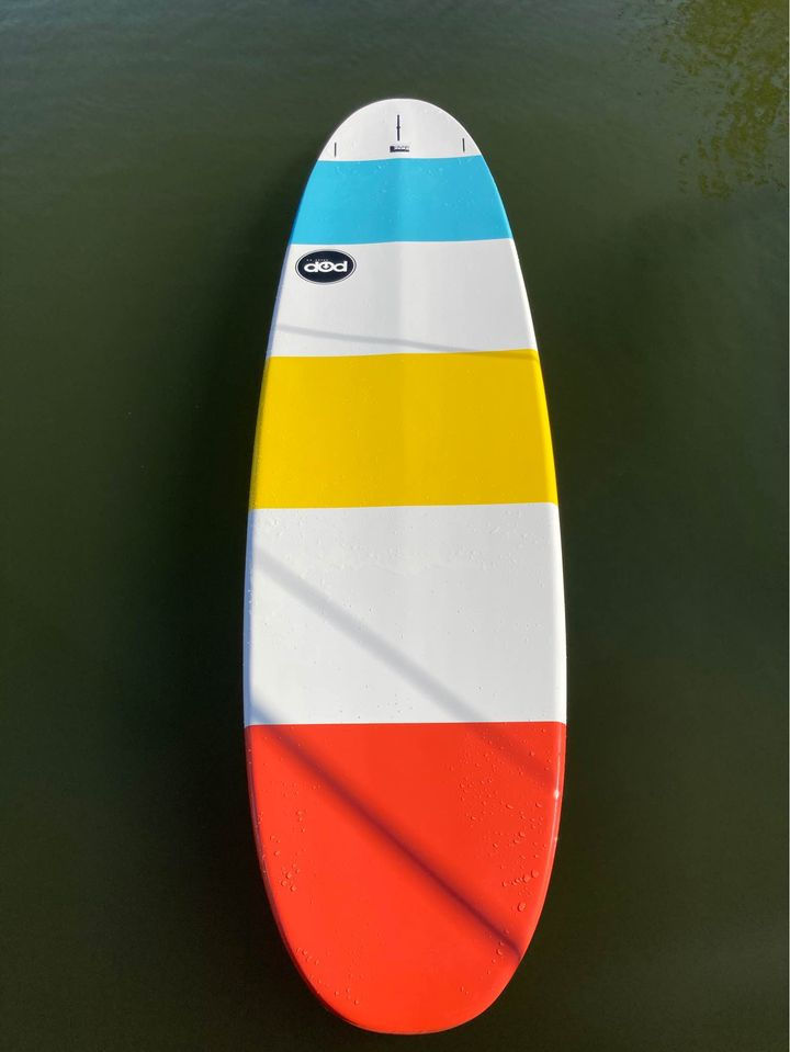 Thumbnail: 11'6" Throwback Fiberglass Stand up Paddleboard +adjustable paddle + leash
