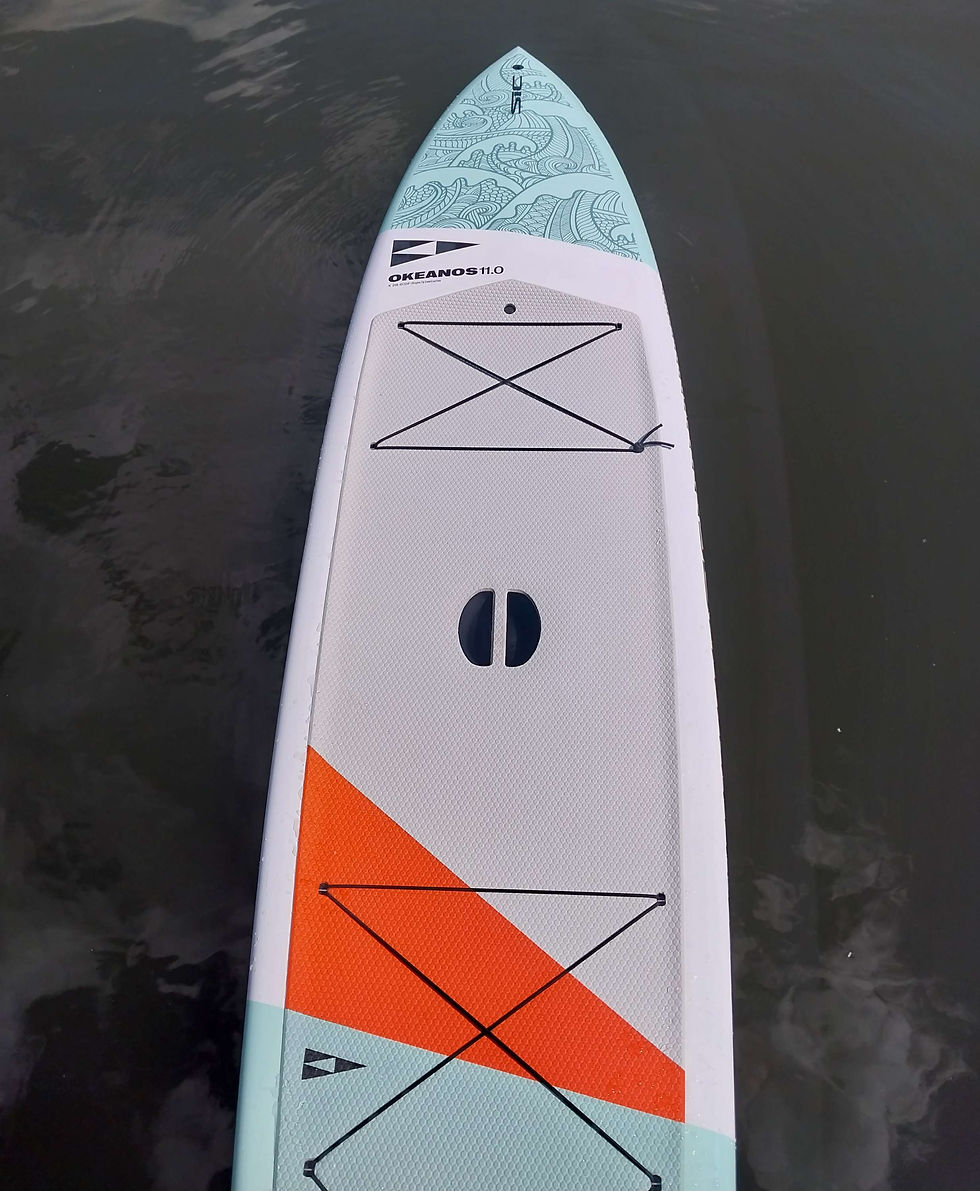 Thumbnail: 11’ SIC Maui Dragon-Fly OKEANOS x 28” SUP Stand Up Paddleboard Touring Rigid