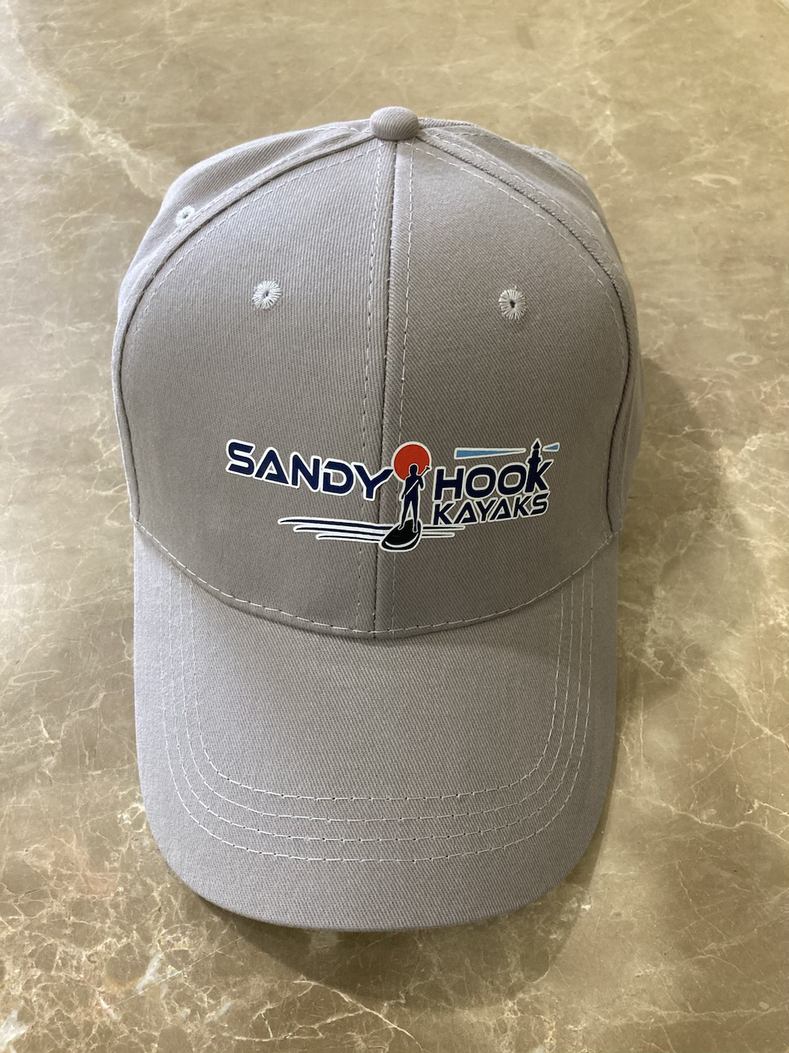 Sandy Hook Kayaks Baseball Cap Hat NEW : Color Gray 