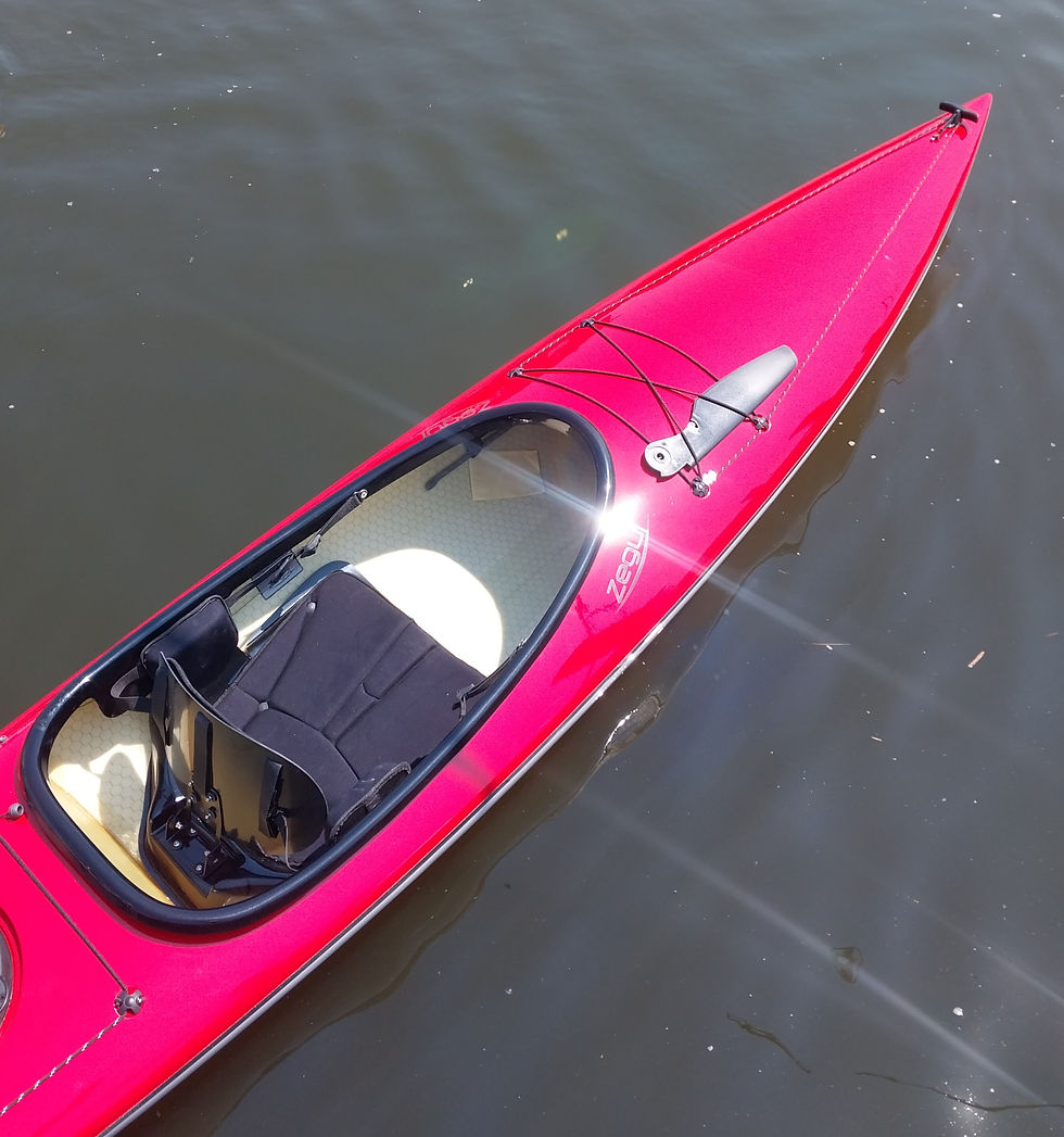 Thumbnail: 13' Zegul Kayaks EASY Honeycomb Fiberglass High Performance Sea Kayak | NEW 