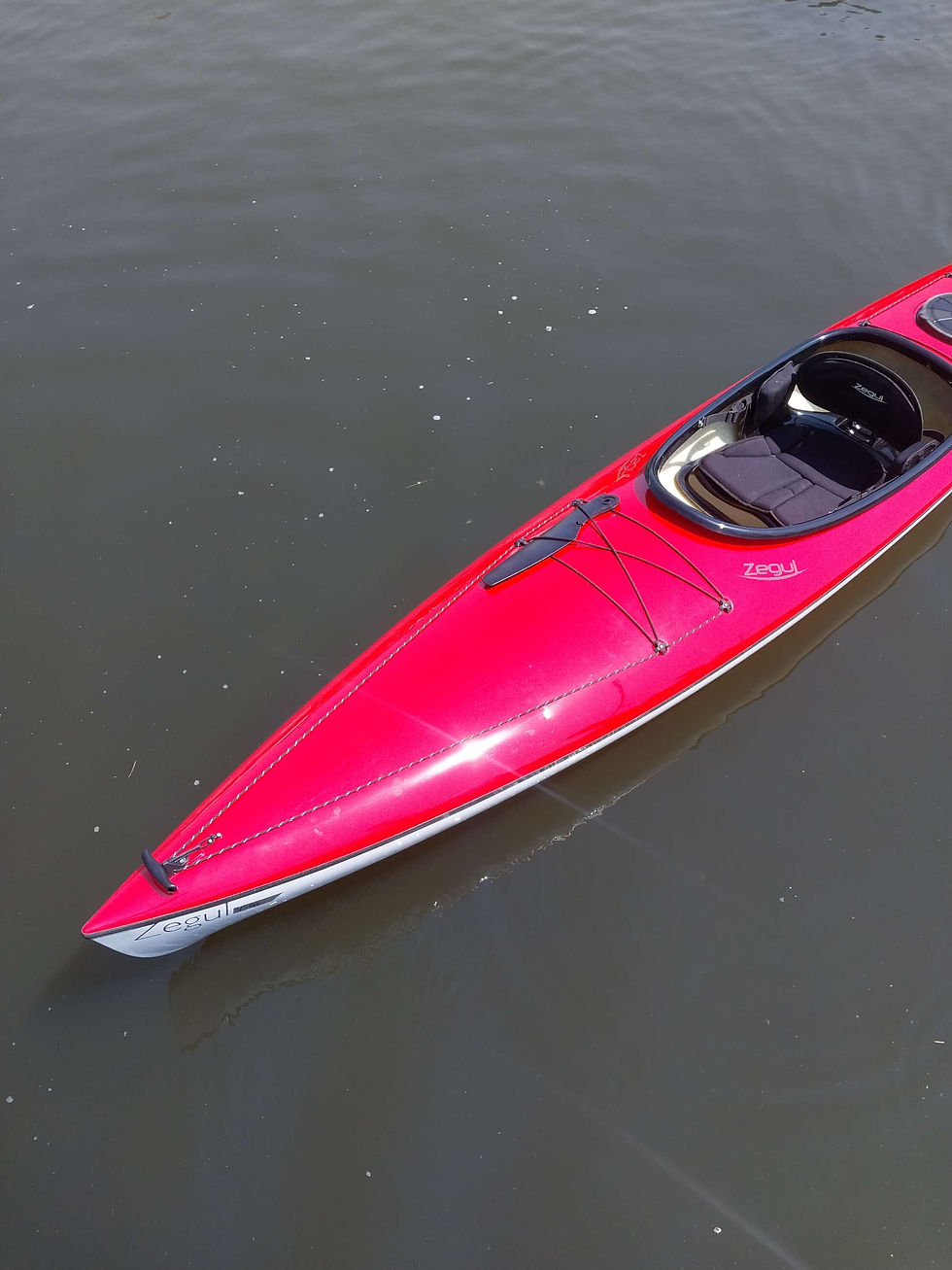 Thumbnail: 13' Zegul Kayaks EASY Honeycomb Fiberglass High Performance Sea Kayak | NEW 