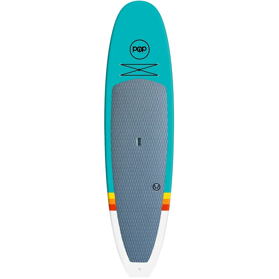 Thumbnail: 10’6” Pop Paddle Co CLASSICO NEW SUP Surf Tri Fin Stand Up Paddle Board - RIGID