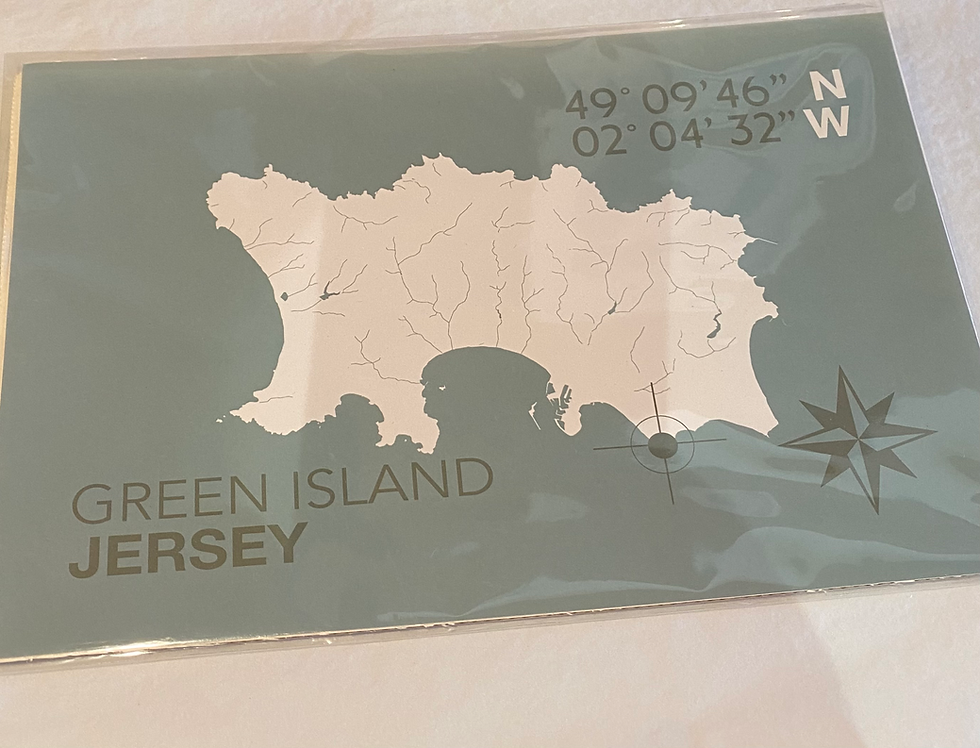 Miniatura: Jersey Bays - Nautical Co ordinates Poster