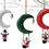 Miniatura: Moon Christmas characters on a swing