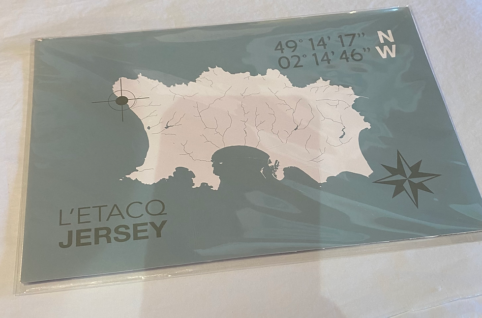 Miniatura: Jersey Bays - Nautical Co ordinates Poster