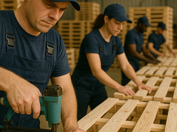 HANDYMEN FOR THE PRODUCTION OF WOODEN PALLETS