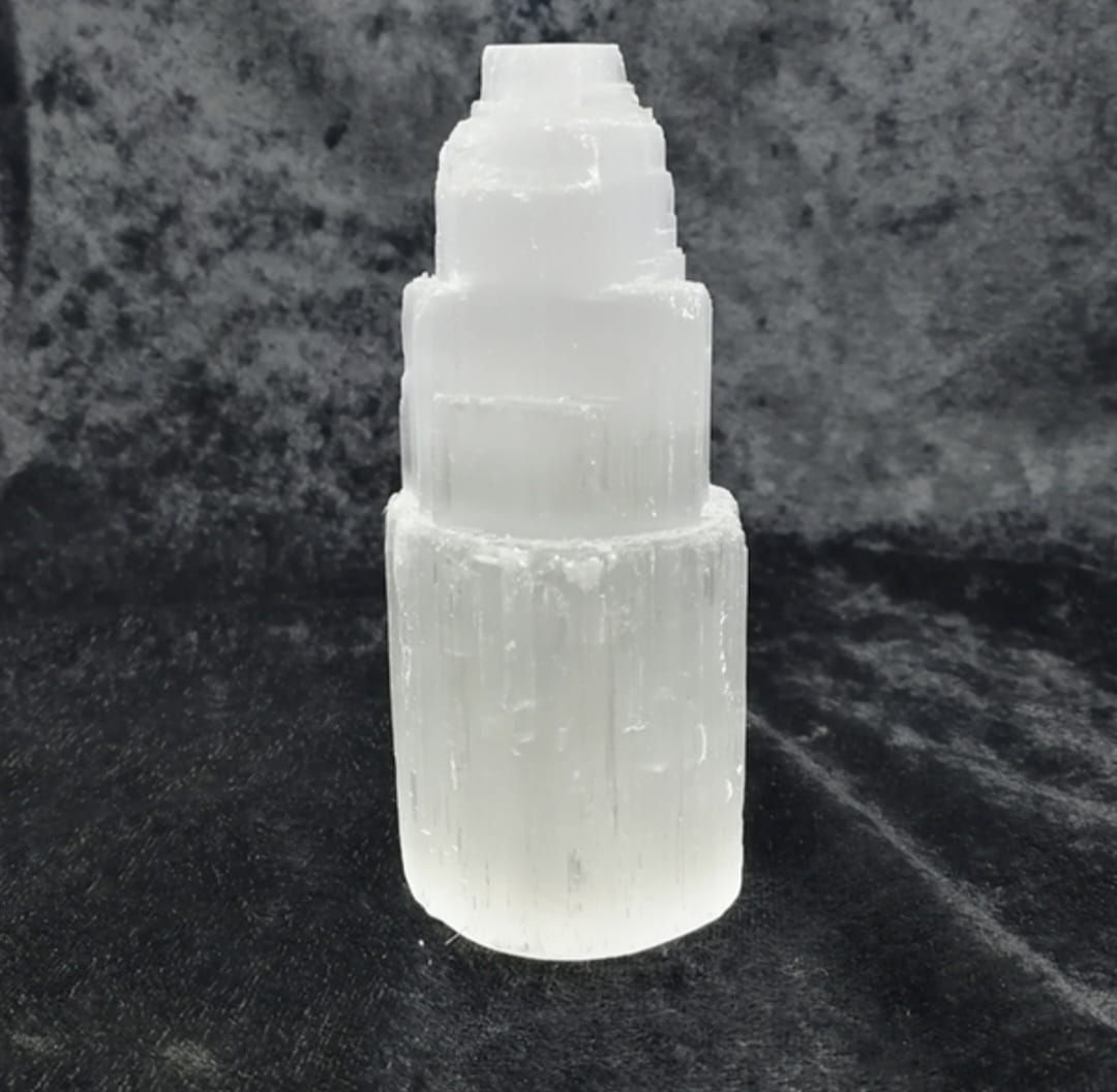 Selenite Tower 10cm