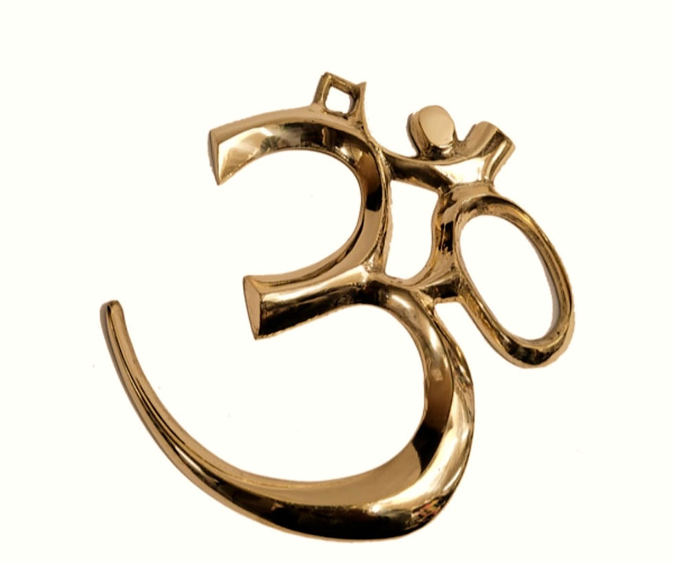 Brass Aum 15cm
