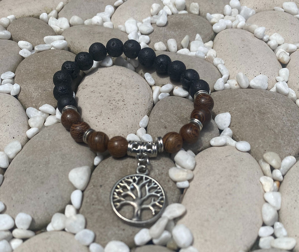 Tree of Life Lava Stone Bracelet