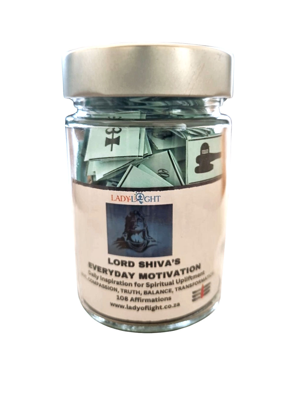 Lord Shiva Affirmation Jar