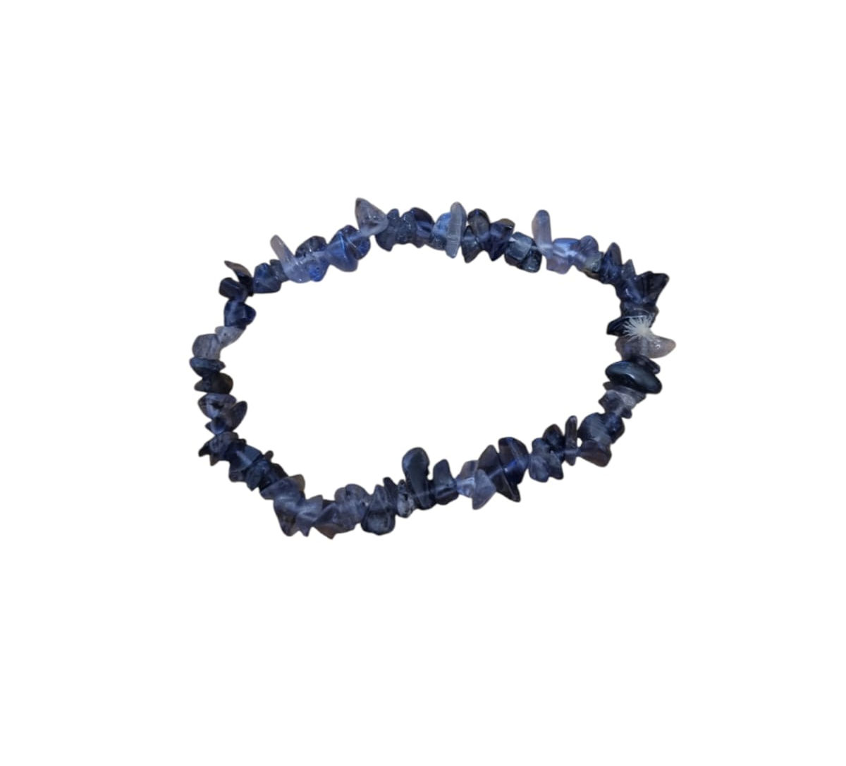 Iolite Crystal Chip Bracelet