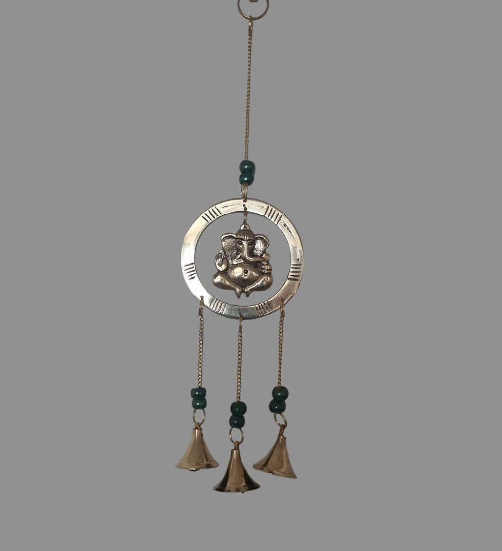 Ganesha Brass Windchimes (28cm)
