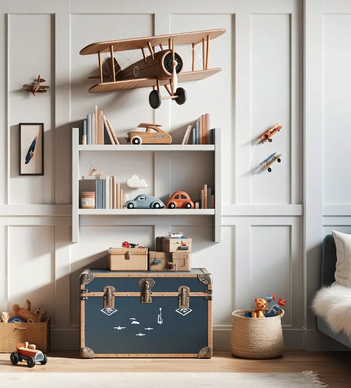 Tips for decorating a children's room to be fun and functional, highlighting flexible themes, kids furniture, safety, and personal touches.