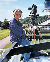 Sportsn Camera Operator filming at Goodwood