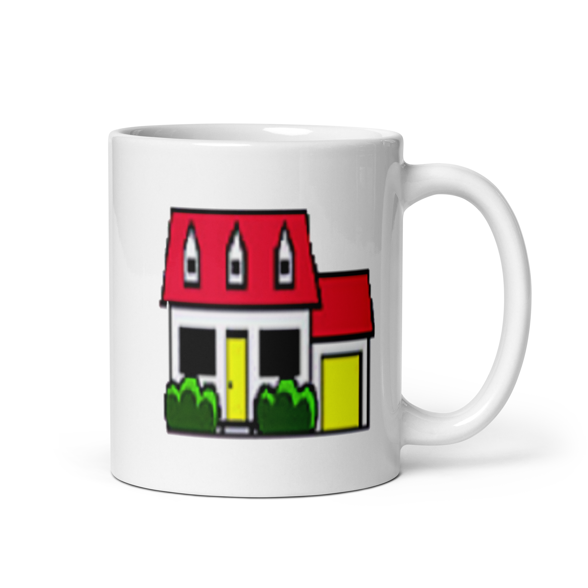 Valkoinen kahvimuki mestarit logolla