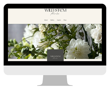 AMCONYC Website Design Examples - Wild Stem Flowers
