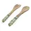 Thumbnail: Handcrafted Serving Spoon & Fork Mango Wood - Olives