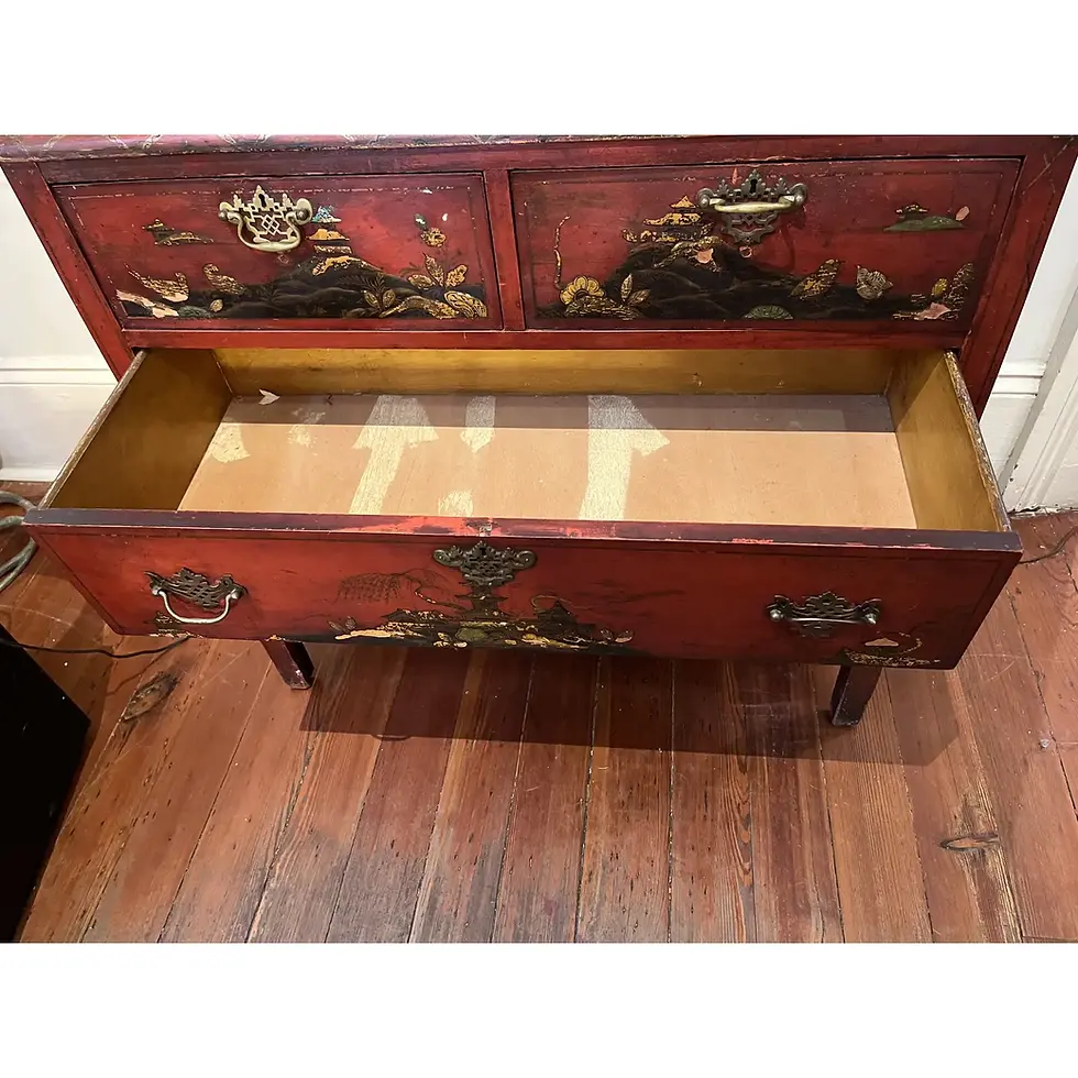 Thumbnail: Late 19th Century Chinoiserie Decorated Chest of Drawers