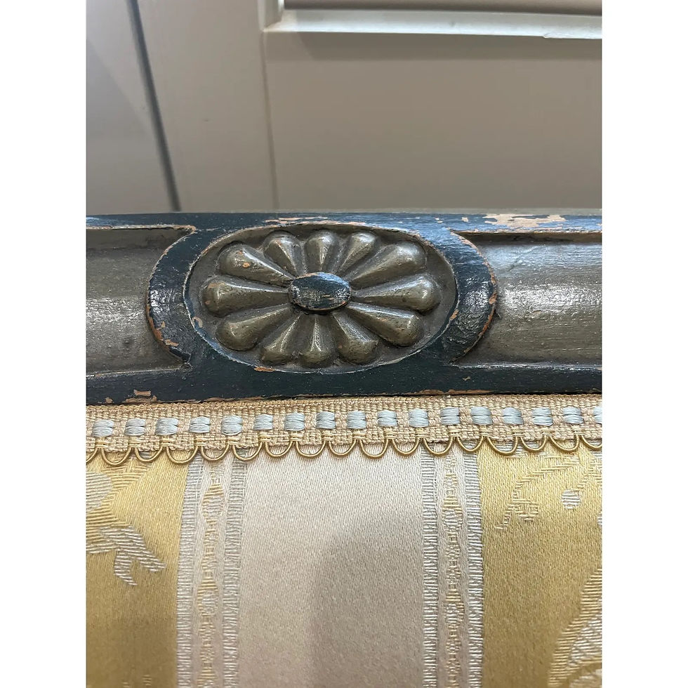 Thumbnail: Louis XVI Style Petite Painted Settee