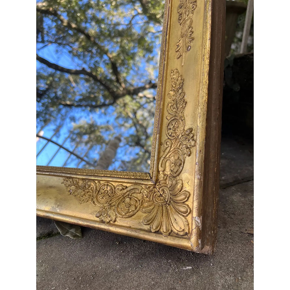 Thumbnail: French Early 19th Century Gilded Mirror