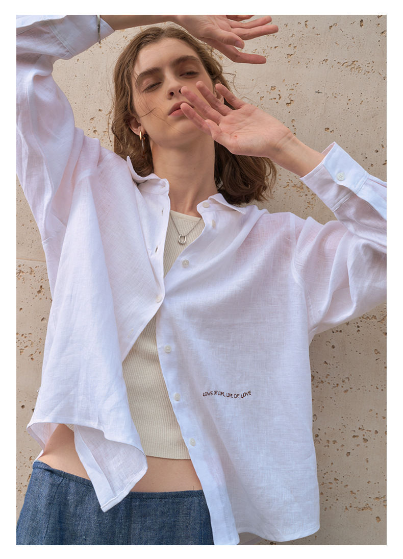 Thumbnail: The Mayfair Oversized Linen Shirt