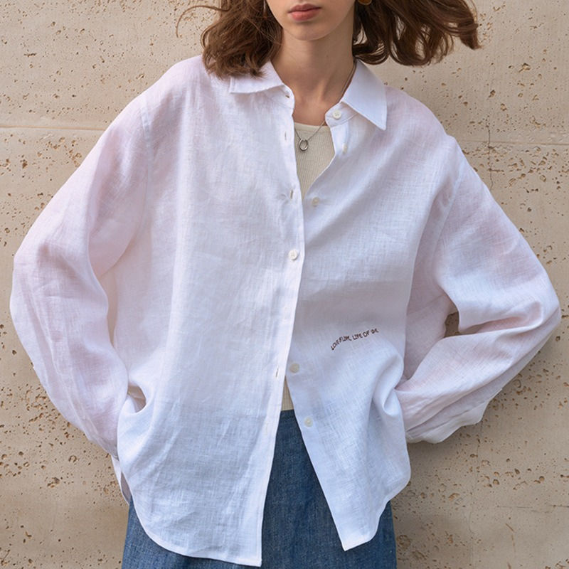 Thumbnail: The Mayfair Oversized Linen Shirt