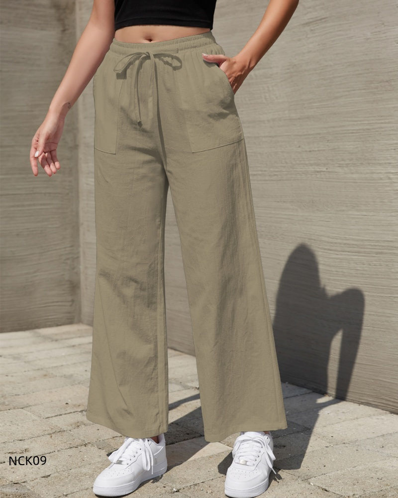 Everyday Wide-Leg Linen Blend