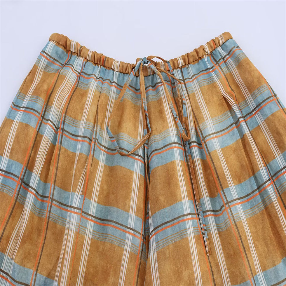 Thumbnail: The Notting Hill Plaid Lantern Pants