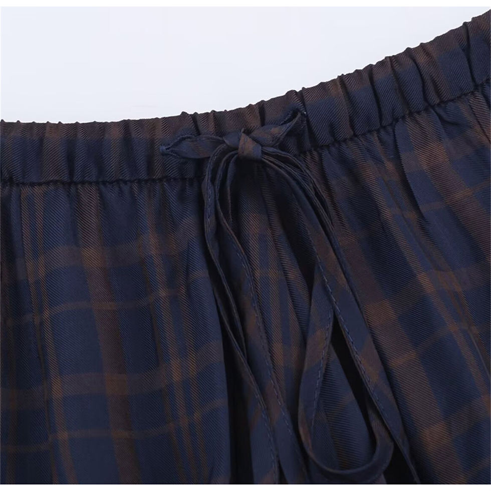 Thumbnail: The Notting Hill Plaid Lantern Pants
