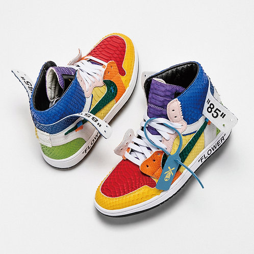 Flower air jordans clearance