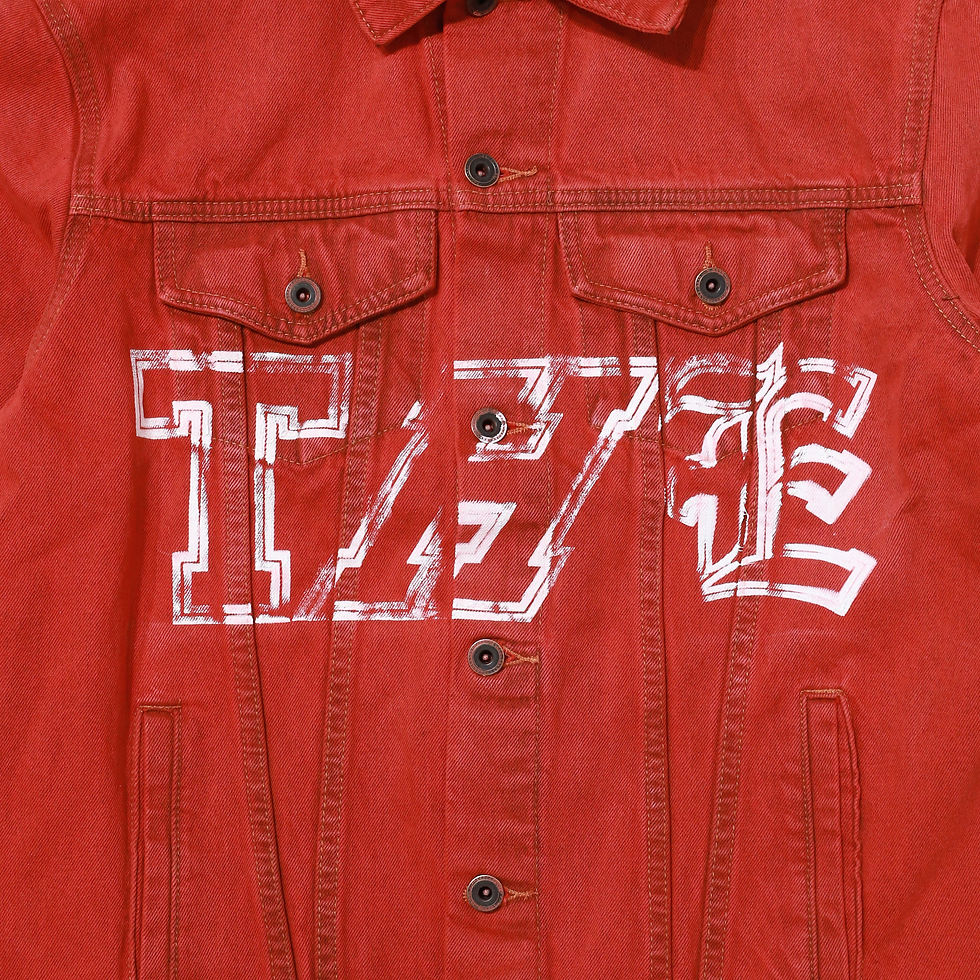 サムネイル： THE Girl Denim Jacket / Red