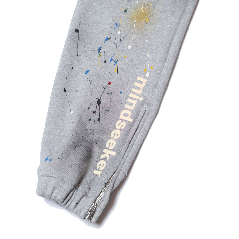 サムネイル： sweat jogger pants-PAINTED / GREY