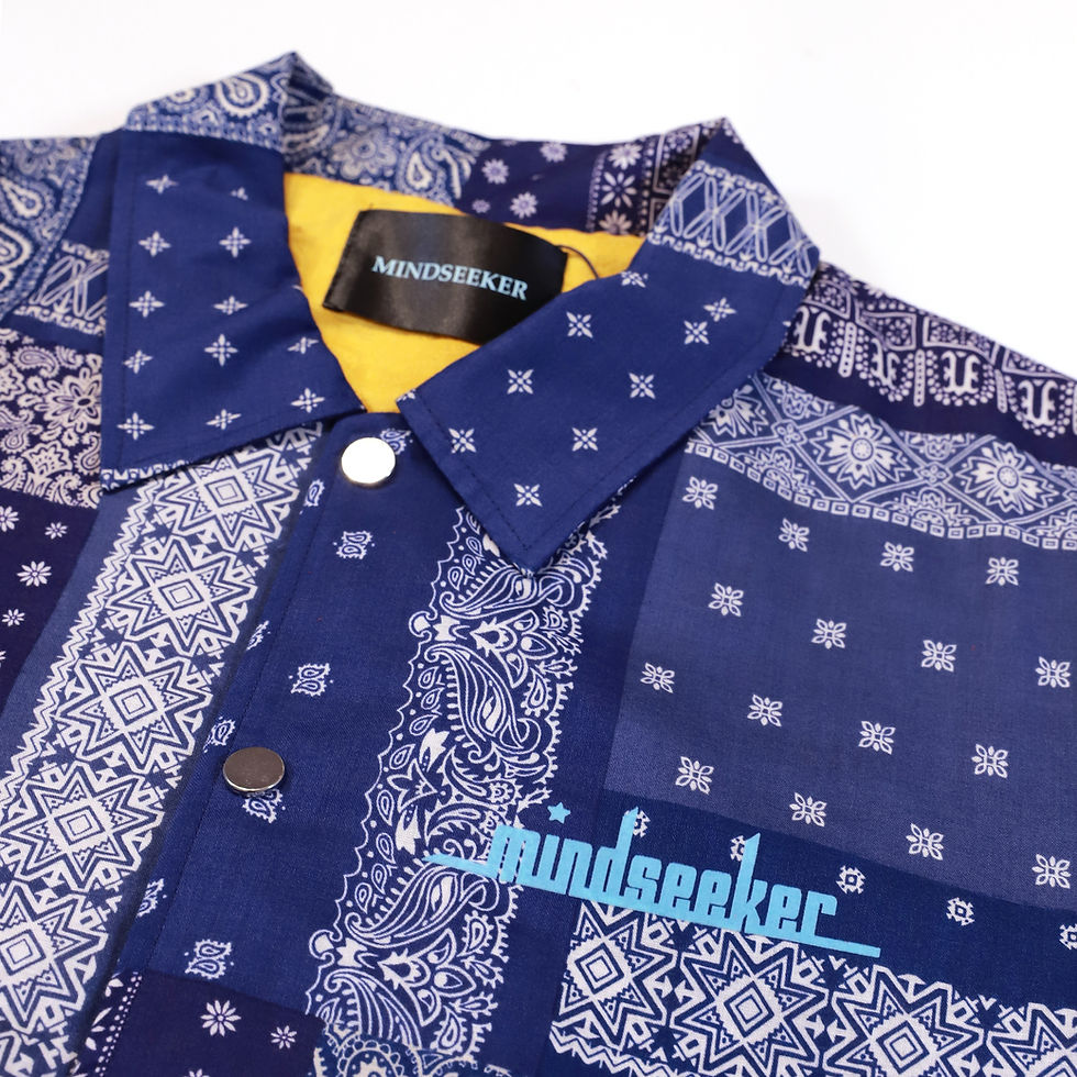 Thumbnail: Bandana Coach jacket / Navy