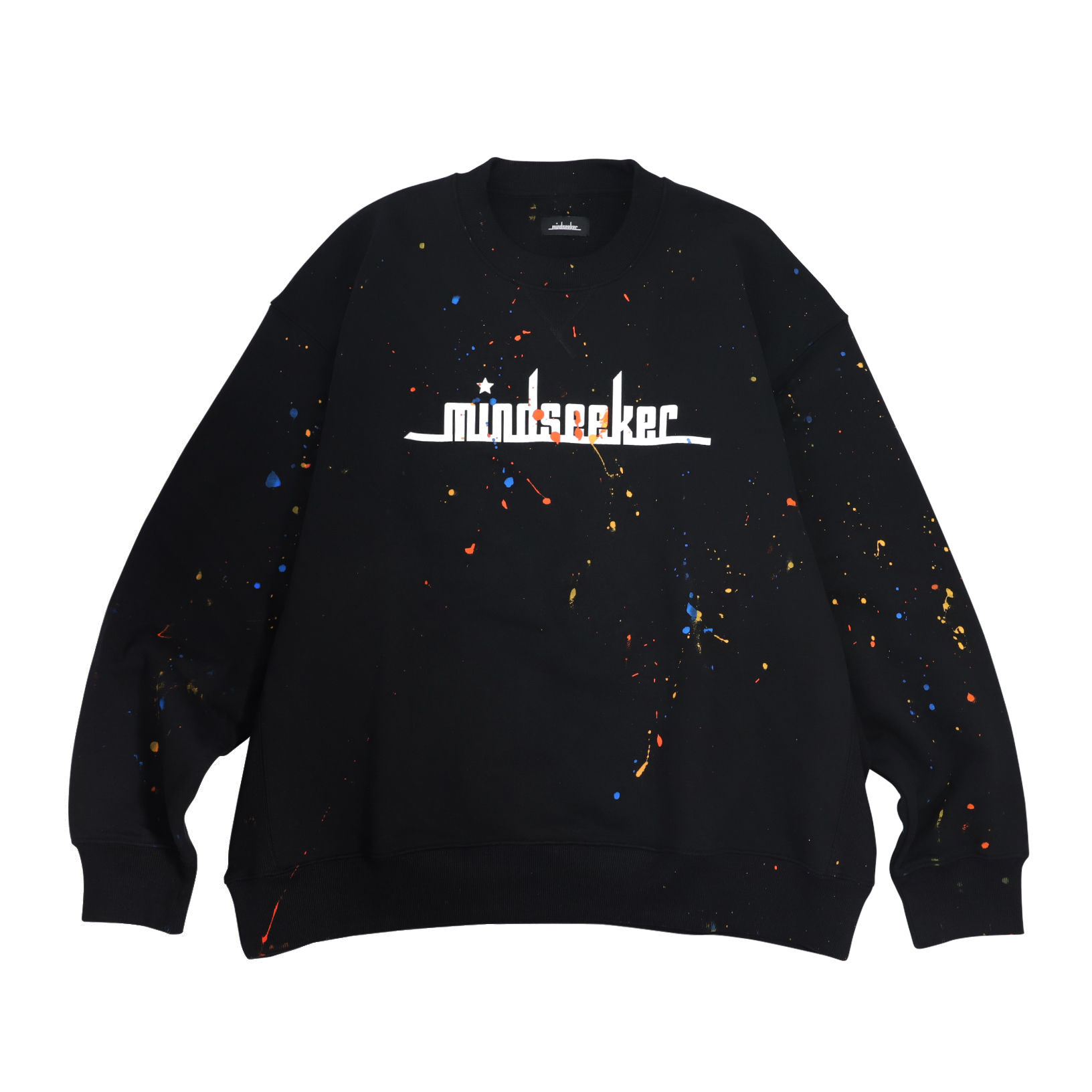Hand Painted Basic Pull Over / BLACK