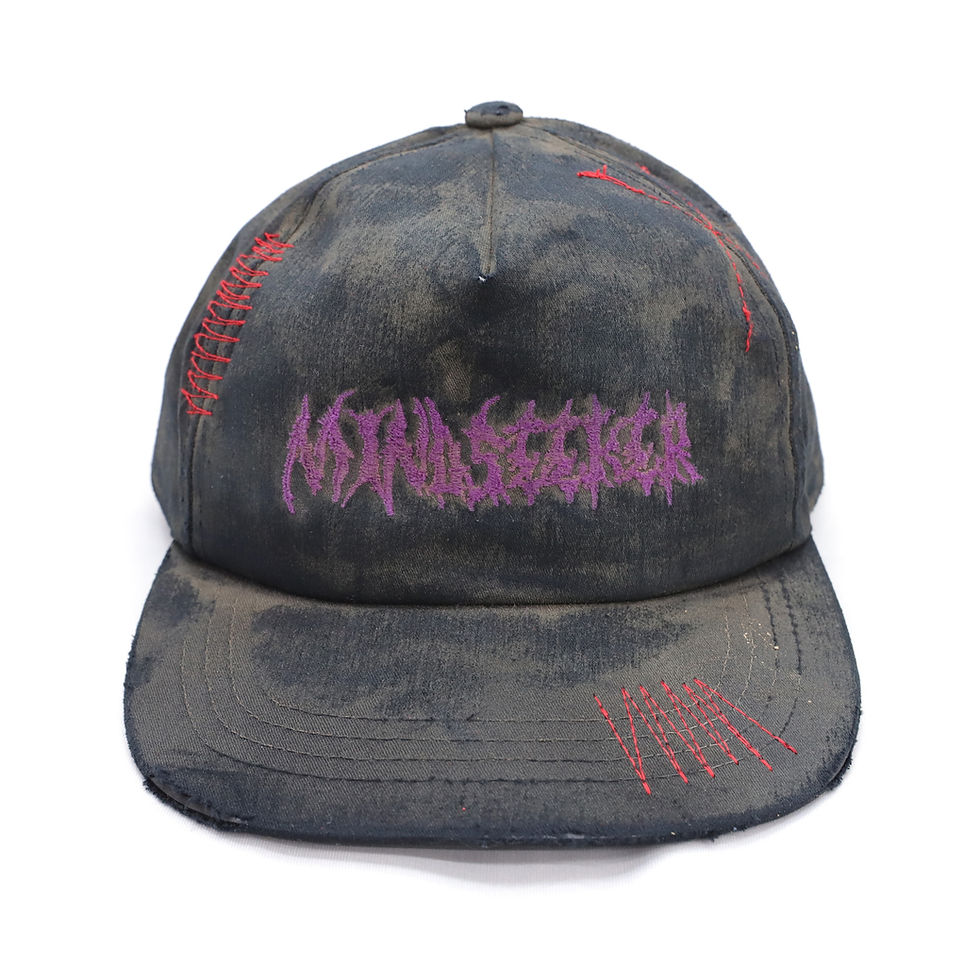 縮圖：METAL LOGO DAMAGED CAP / BLACK